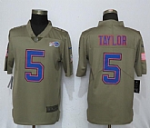 Nike Buffalo Bills #5 Tyrod Taylor Olive Salute To Service Limited Jerseys,baseball caps,new era cap wholesale,wholesale hats