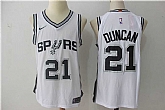 Nike San Antonio Spurs #21 Tim Duncan White Stitched NBA Jersey,baseball caps,new era cap wholesale,wholesale hats