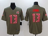 Nike Tampa Bay Buccaneers #13 Mike Evans Olive Salute To Service Limited Jerseys,baseball caps,new era cap wholesale,wholesale hats