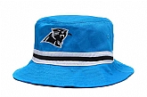 Panthers Team Logo Blue Wide Brim Hat LXMY,baseball caps,new era cap wholesale,wholesale hats