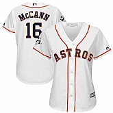 Women Houston Astros #16 Brian McCann White 2017 World Series Bound Cool Base Player Jersey,baseball caps,new era cap wholesale,wholesale hats
