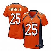Women Nike Denver Broncos #25 Chris Harris Jr Orange Team Color Game Jersey,baseball caps,new era cap wholesale,wholesale hats