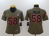 Women Nike Denver Broncos #58 Von Miller Olive Salute To Service Limited Jerseys,baseball caps,new era cap wholesale,wholesale hats