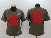 Women Nike San Francisco 49ers #56 Reuben Foster Olive Salute To Service Limited Jersey,baseball caps,new era cap wholesale,wholesale hats
