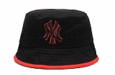 Yankees Team Logo Black Wide Brim Hat LXMY2,baseball caps,new era cap wholesale,wholesale hats