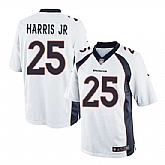 Youth Nike Denver Broncos #25 Chris Harris Jr White Team Color Game Jersey,baseball caps,new era cap wholesale,wholesale hats