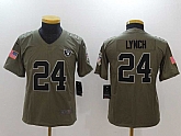 Youth Nike Oakland Raiders #24 Marshawn Lynch Olive Salute To Service Limited Jerseys,baseball caps,new era cap wholesale,wholesale hats