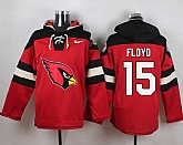 Arizona Cardinals #15 Michael Floyd Red Player Stitched Pullover NFL Hoodie