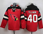 Arizona Cardinals #40 Pat Tillman Red Player Stitched Pullover NFL Hoodie,baseball caps,new era cap wholesale,wholesale hats