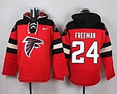 Atlanta Falcons #24 Devonta Freeman Red Player Stitched Pullover NFL Hoodie,baseball caps,new era cap wholesale,wholesale hats