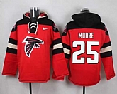 Atlanta Falcons #25 William Moore Red Player Stitched Pullover NFL Hoodie,baseball caps,new era cap wholesale,wholesale hats