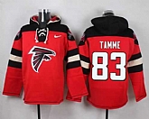 Atlanta Falcons #83 Jacob Tamme Red Player Stitched Pullover NFL Hoodie,baseball caps,new era cap wholesale,wholesale hats