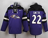 Baltimore Ravens #22 Jimmy Smith Purple Player Stitched Pullover NFL Hoodie,baseball caps,new era cap wholesale,wholesale hats