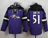Baltimore Ravens #51 Daryl Smith Purple Player Stitched Pullover NFL Hoodie,baseball caps,new era cap wholesale,wholesale hats