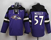 Baltimore Ravens #57 C.J. Mosley Purple Player Stitched Pullover NFL Hoodie,baseball caps,new era cap wholesale,wholesale hats