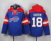 Buffalo Bills #18 Harvin Royal Blue Player Stitched Pullover NFL Hoodie,baseball caps,new era cap wholesale,wholesale hats