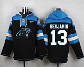 Carolina Panthers #13 Kelvin Benjamin Black Player Stitched Pullover NFL Hoodie,baseball caps,new era cap wholesale,wholesale hats