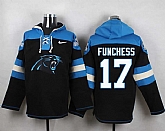 Carolina Panthers #17 Devin Funchess Black Player Stitched Pullover NFL Hoodie,baseball caps,new era cap wholesale,wholesale hats