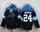 Carolina Panthers #24 Josh Norman Black Player Stitched Pullover NFL Hoodie,baseball caps,new era cap wholesale,wholesale hats