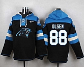 Carolina Panthers #88 Greg Olsen Black Player Stitched Pullover NFL Hoodie,baseball caps,new era cap wholesale,wholesale hats