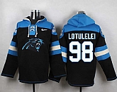 Carolina Panthers #98 Star Lotulelei Black Player Stitched Pullover NFL Hoodie,baseball caps,new era cap wholesale,wholesale hats