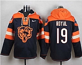 Chicago Bears #19 Eddie Royal Navy Blue Player Stitched Pullover NFL Hoodie,baseball caps,new era cap wholesale,wholesale hats