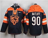 Chicago Bears #90 Jeremiah Ratliff Navy Blue Player Stitched Pullover NFL Hoodie,baseball caps,new era cap wholesale,wholesale hats