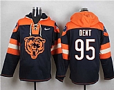 Chicago Bears #95 Richard Dent Navy Blue Player Stitched Pullover NFL Hoodie,baseball caps,new era cap wholesale,wholesale hats