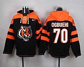 Cincinnati Bengals #70 Cedric Ogbuehi Black Player Stitched Pullover NFL Hoodie,baseball caps,new era cap wholesale,wholesale hats