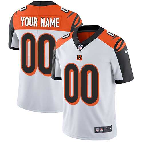Customized Men & Women & Youth Nike Bengals White Vapor Untouchable Player Limited Jersey