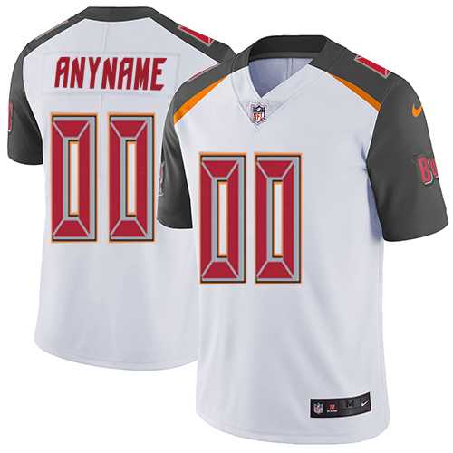 Customized Men & Women & Youth Nike Buccaneers White Vapor Untouchable Player Limited Jersey