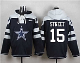 Dallas Cowboys #15 Devin Street Navy Blue Player Stitched Pullover NFL Hoodie,baseball caps,new era cap wholesale,wholesale hats