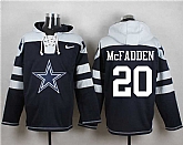 Dallas Cowboys #20 Darren McFadden Navy Blue Player Stitched Pullover NFL Hoodie,baseball caps,new era cap wholesale,wholesale hats