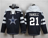 Dallas Cowboys #21 Joseph Randle Navy Blue Player Stitched Pullover NFL Hoodie,baseball caps,new era cap wholesale,wholesale hats
