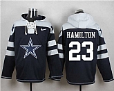 Dallas Cowboys #23 Jakar Hamilton Navy Blue Player Stitched Pullover NFL Hoodie,baseball caps,new era cap wholesale,wholesale hats
