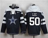 Dallas Cowboys #50 Sean Lee Navy Blue Player Stitched Pullover NFL Hoodie,baseball caps,new era cap wholesale,wholesale hats