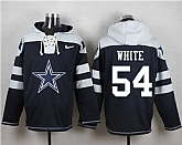 Dallas Cowboys #54 Randy White Navy Blue Player Stitched Pullover NFL Hoodie,baseball caps,new era cap wholesale,wholesale hats