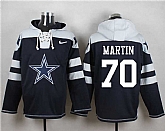 Dallas Cowboys #70 Zack Martin Navy Blue Player Stitched Pullover NFL Hoodie,baseball caps,new era cap wholesale,wholesale hats