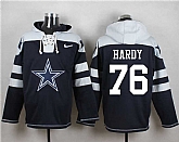 Dallas Cowboys #76 Greg Hardy Navy Blue Player Stitched Pullover NFL Hoodie,baseball caps,new era cap wholesale,wholesale hats