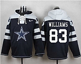 Dallas Cowboys #83 Terrance Williams Navy Blue Player Stitched Pullover NFL Hoodie,baseball caps,new era cap wholesale,wholesale hats
