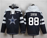 Dallas Cowboys #88 Michael Irvin Navy Blue Player Stitched Pullover NFL Hoodie,baseball caps,new era cap wholesale,wholesale hats
