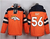 Denver Broncos #56 Shane Ray Orange Player Stitched Pullover NFL Hoodie,baseball caps,new era cap wholesale,wholesale hats