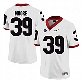 Georgia Bulldogs #39 Corey Moore White College Football Jersey DingZhi,baseball caps,new era cap wholesale,wholesale hats