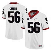 Georgia Bulldogs #56 Garrison Smith White College Football Jersey DingZhi,baseball caps,new era cap wholesale,wholesale hats