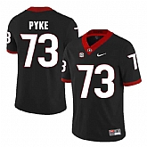 Georgia Bulldogs #73 Greg Pyke Black College Football Jersey DingZhi,baseball caps,new era cap wholesale,wholesale hats