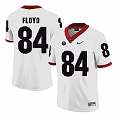 Georgia Bulldogs #84 Leonard Floyd White College Football Jersey DingZhi,baseball caps,new era cap wholesale,wholesale hats