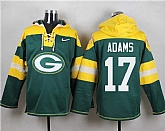 Green Bay Packers #17 Davante Adams Green Player Stitched Pullover NFL Hoodie,baseball caps,new era cap wholesale,wholesale hats