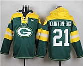 Green Bay Packers #21 Ha Ha Clinton-Dix Green Player Stitched Pullover NFL Hoodie,baseball caps,new era cap wholesale,wholesale hats