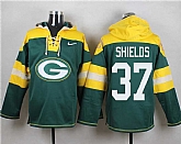 Green Bay Packers #37 Sam Shields Green Player Stitched Pullover NFL Hoodie,baseball caps,new era cap wholesale,wholesale hats