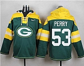 Green Bay Packers #53 Nick Perry Green Player Stitched Pullover NFL Hoodie,baseball caps,new era cap wholesale,wholesale hats